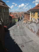 Blick in die Unterstadt Sibiu